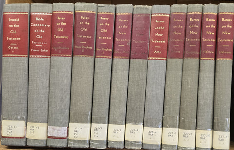 Barnes Notes on the Old Testament, Exodus-Ruth