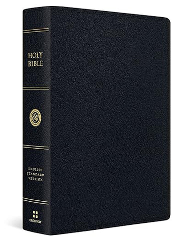 ESV Super Giant Print Bible - Black, Genuine Leather