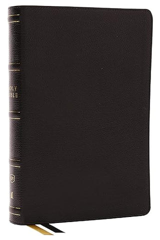 KJV Holy Bible Center-Column Cross References, Black Genuine Leather