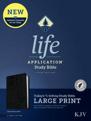 KJV Life Application Study Bible, Large Print, thumb indexed