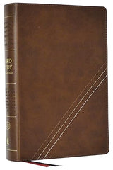 KJV Word Study Reference Bible, Leathersoft, Brown