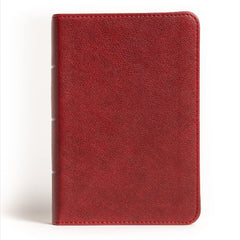 NASB Large Print Compact Reference Bible, Burgundy LeatherTouch,