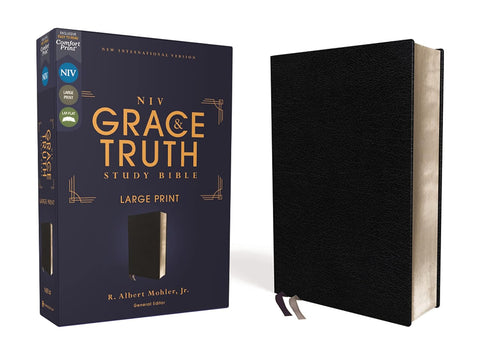 NIV, The Grace and Truth Study Bible, Large Print, Bonded Leather