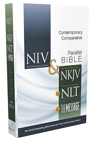 NIV Side-by-Side Bible, NKJV/NLT/The Message,