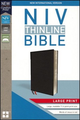 NIV Thinline Bible, Large Print