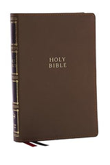 NKJV Compact Center-Column Reference Bible-brown