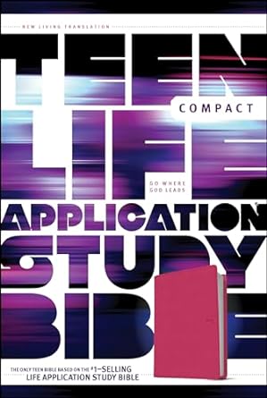 NLT - Teen Life Application Study Bible - Pink Fields edition