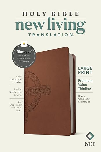 NLT Large Print Premium Value Thinline Bible