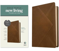 NLT Thinline Reference Bible - Messenger Brown Design