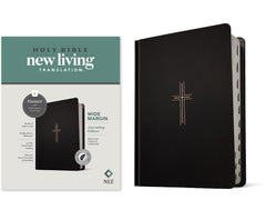NLT Wide Margin Bible, Journaling Edition, Black Cross