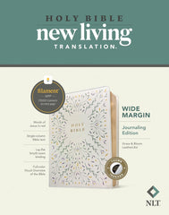 NLT Wide Margin Bible, Journaling Edition - Graced & Bloom cover