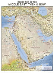 Relief Map of the Middle East, Then and Now