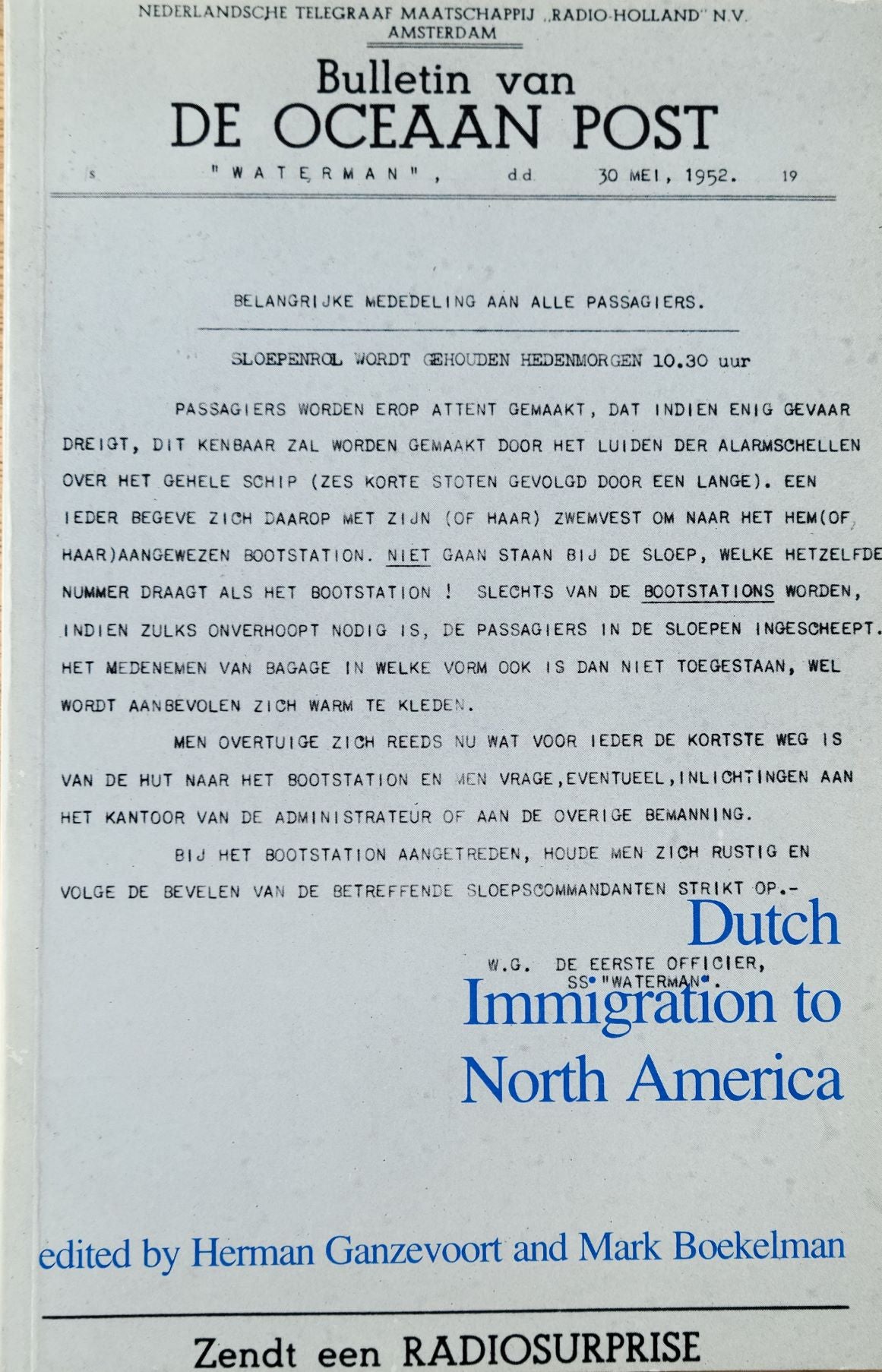 Dutch Immigration Dutch Immigration to North America – Vanderheide's Reformed Christian Books