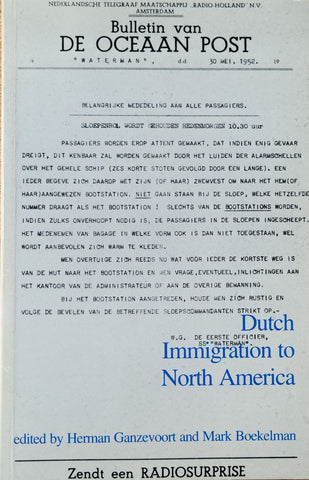 Dutch Immigration to North America