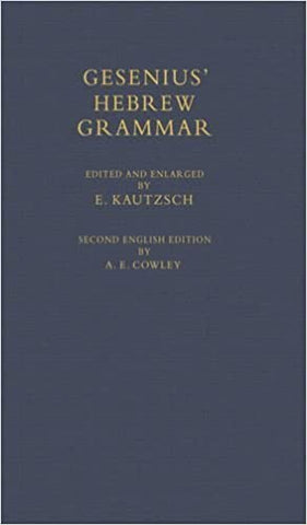 Gesenius' Hebrew Grammar