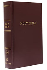 KJV, Pew Bible, Hardcover, Burgundy