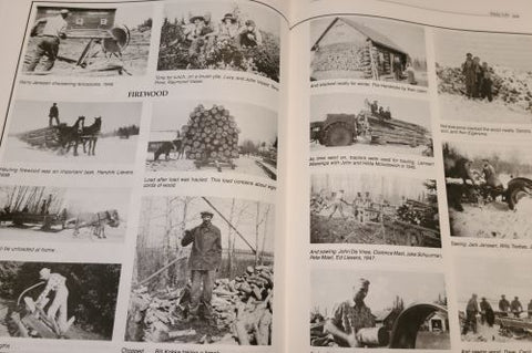 Next to farming in Neerlandia was the firewood chopping chore. Timber had to make way for dairy and crops. 