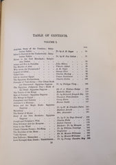 Volume 1, Table of Contents, page 1