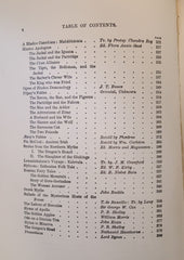 Volume 1, Table of Contents, page 2